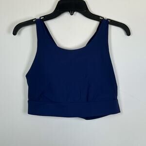 Fabletics Blue Sports Bra, Criss Cros Straps, Sz XL